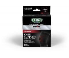 CURAD Performance Series IRONMAN Infrared Elastic Knee Support, Size L/XL