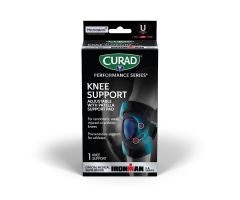 CURAD Performance Series IRONMAN Adjustable Knee Support, Universal Size