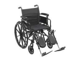 Drive Cruiser X4 Wheelchair-Desk Arms-Elevate Leg Rest-16"