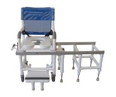 DELUXE ALL PURPOSE DUAL SHOWER CHAIR/TRANSFER BENCH (EXCELLENT LATERAL TRANSFER)