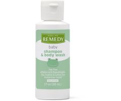Remedy Baby Shampoo & Body Wash, Unscented, 1 oz.