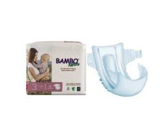 Bambo Nature Disposable Diapers, Size 3, 9-20 lbs.
