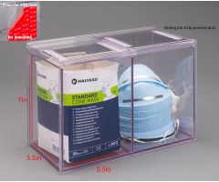Double Bulk Cone Mask Dispenser-PETG, VHB Tape