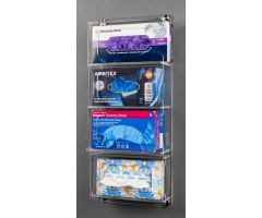 Deco Glove Tissue Holder-3/1 slot, SSCAP4