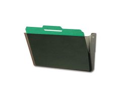 DocuPocket Stackable Smoke Letter-Sized Plastic Wall File Holder