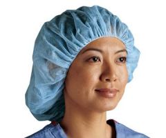 Cardinal Health Comfort Bouffant Head Cover Regular, 21" Blue-out of stock
