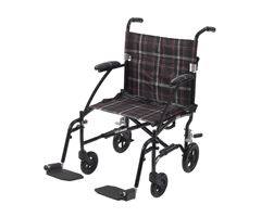 Drive Fly Lite Ultra Lightweight Transport Wheelchair-Black