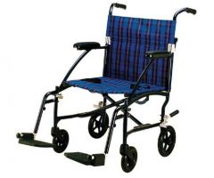 Fly Lite Transport Chair Blue, 19"