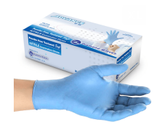 Nitrile Exam Gloves, Powder Free, Medium (100 Pack)