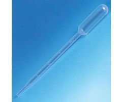 Sterile Transfer Pipette with Large Bulb, Graduated to 1 mL, 145mm, 5.0 mL, Cellophane Wrap, 10/Bag, 40 Bags / Case