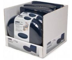 Lumbar & Ring Navy Cushion Set 4 Lumbar 2 Ring Cushions Dm806