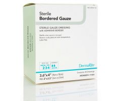Sterile Gauze Dressing With Border by Dermarite Industries DRT11410