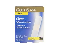 GoodSense Clear Adhesive (3/4" X 3") 30 Ct