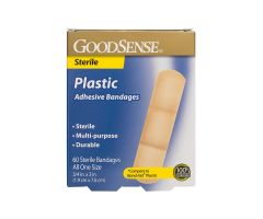 GoodSense Plastic Adhesive (3/4" X 3") 60 Ct