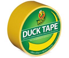Colored Duct Tape, 9 mil, 1.88" x 20 yd., 3" Core, Yellow