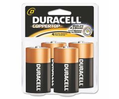 Duracell Coppertop Alkaline Batteries, D