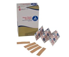 Sheer Plastic Adhesive Bandages by Dynarex Corporation DYA3608