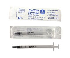 EpiRite Syringe, Luer Slip, 1-mL