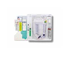 One-Layer Tray with 400 mL Urine Meter with 2,500 mL Drain Bag and 100% Silicone Foley Catheter,14 Fr,10 mL