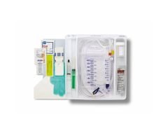 One-Layer Tray with 400 mL Urine Meter with 2,500 mL Drain Bag and 100% Silicone Foley Catheter,18 Fr,10 mL