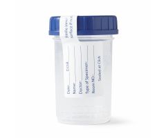 Click N Close Pneumatic Tube Specimen Container with Tamper-Evident Seal, Sterile Fluid Pathway, 4 oz.