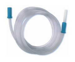 Sterile Universal Suction Tubing with Scalloped Connectors,3/16" x 10'