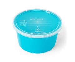 Denture Container with Lid, Aqua, DYND70293H