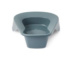 Pontoon Stackable Bedpan, Saddle Shaped, with High Rolled Front, Graphite, 350 lb. Capacity ,DYND80217H