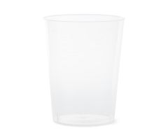 Flexible Plastic Intake Tumbler with Molded-in Graduations, Translucent, 9 oz ,DYND80450H