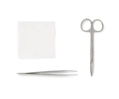 Suture Removal Trays with COMFORT LOOP Scissors-DYNJ04061