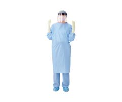 Sterile Nonreinforced Sirus Surgical Gowns with Set-In Sleeves and Towel, Size L