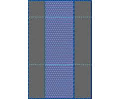 Sterile Surgical Table Cover, 77" x 90", with 40" x 90" SMS Polypropylene Reinforcement