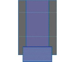 Heavy Duty Table Cover with Extension, 77" x 96", Sterile