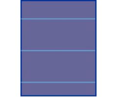 Sterile Three-Quarter Drape Sheet, 53" x 77", Ultraguard