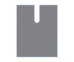 Standard Sterile Large Film Surgical U-Drape with 8" x 30" (20 x 76 cm) Split, 60" x 84" (134 x 213 cm) Overall