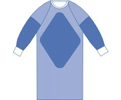 Aurora Fabric-Reinforced Gown with Raglan Sleeves, Sterile, Size XL DYNJP2805H
