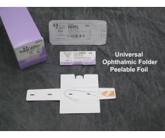 Coated VICRYL Absorbable Suture, Violet Braided, S-14 Needle, Size 5/0, 18"