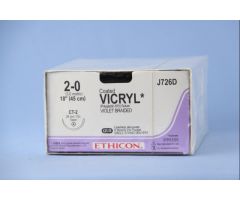 Violet Coated Vicryl 2-0 CT-2 Taper 18" Suture