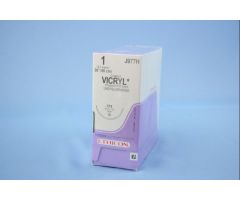 Undyed Coated Vicryl 1 CTX 36" Suture