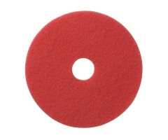 Low-Speed Buffing Floor Pad, Red, 17"