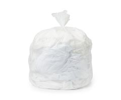 Low-Density Trash Can Liner, White, 24" x 32", 0.9 Mil, Roll