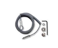 Coiled Cable for Security System, 8'