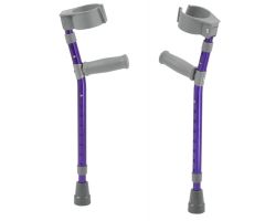 Pediatric Forearm Crutches(pr) Knight Blue 4'4"-5'5" Ht