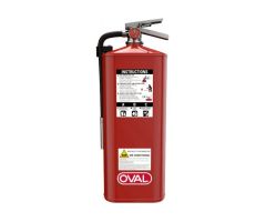 ABC Dry chemical Fire Extinguisher with 4A:80B:C Rating for MRI-Ideal for surface mounted installations-10 Lb capacity