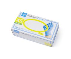 FitGuard Prime Powder-Free Nitrile Exam Gloves with SmartGuard Protective Film Barrier on the Box, Size XS, FG2300H