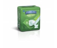FitRight Extra Cloth-Like Adult Incontinence Briefs, Size 2XL, for Waist Size 60"-70"