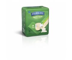 FitRight Plus Adult Incontinence Briefs, Size XL, for Waist Size 56"-64"