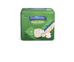 FitRight Ultra Adult Incontinence Briefs, Size S, for Waist Size 20"-32"