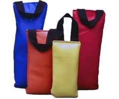 MRI Safe Sand Bag 7 pounds, 6 1/2" X 15 1/2", Color Red-Repels water