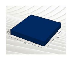 Square Knee Separator 2" Navy Blue w/ Antimicrobial Cover 14"L x 14"W x 3"H
